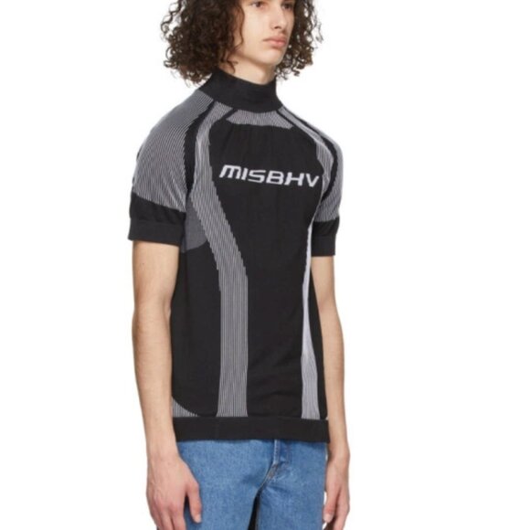 MISBHV Black Active Sport Short Sleeve Turtleneck – Size L/XL - Picture 4 of 6